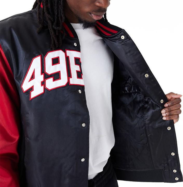 Immagine prodotto New Era Bomber in raso Varsity San Francisco 49ers - L (L)