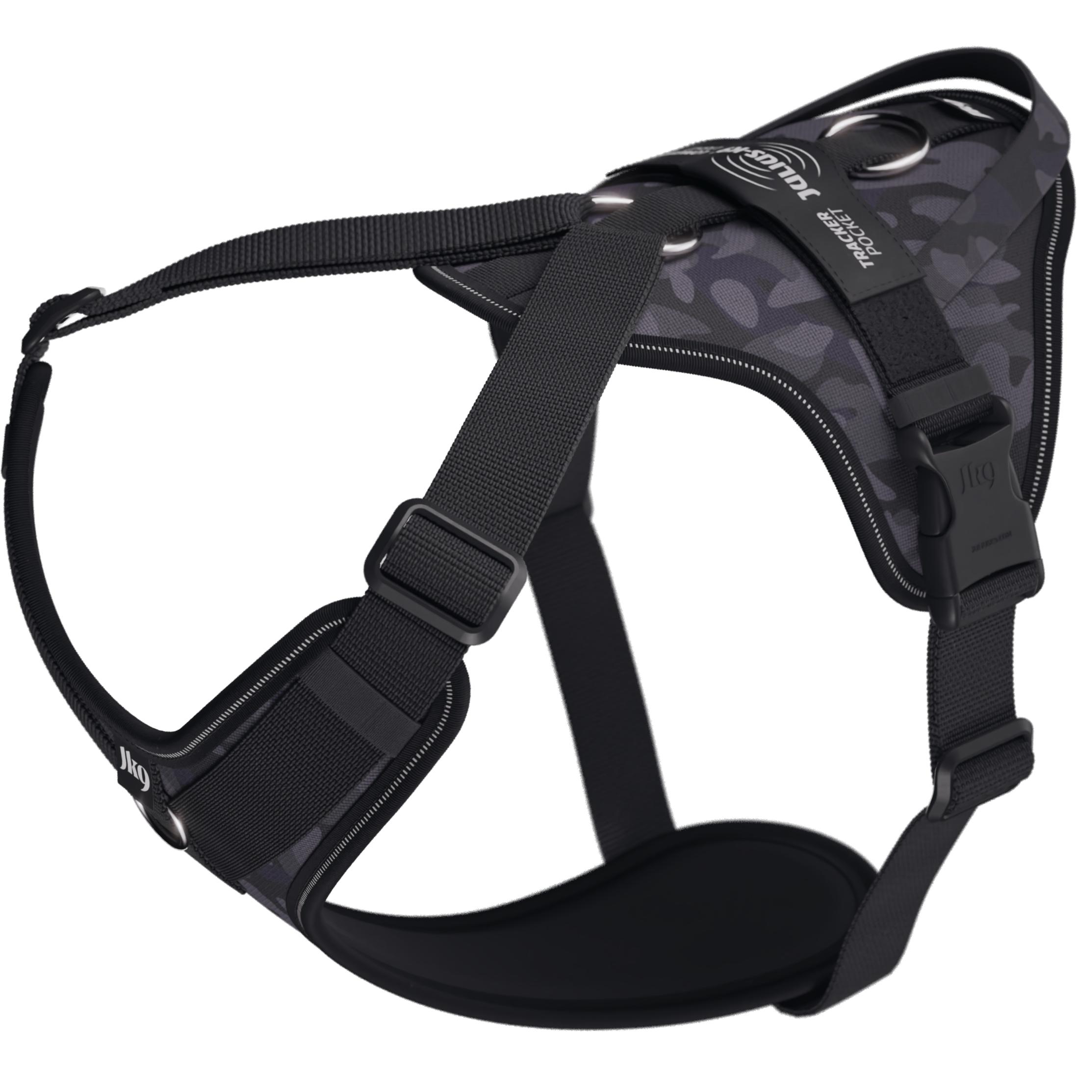 Meilleurs prix pour Julius-K9 K9 Longwalk lightsele w/handle+trackerpocket,Night Camo,2XL (XXL, Chien, Promenade), Collier + laisse