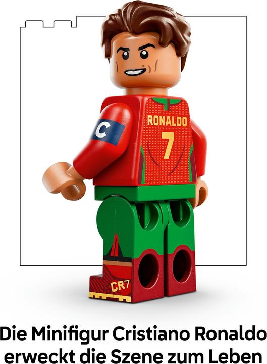 Actual product image LEGO Cristiano Ronaldo - Football highlights (43012, LEGO Editions)