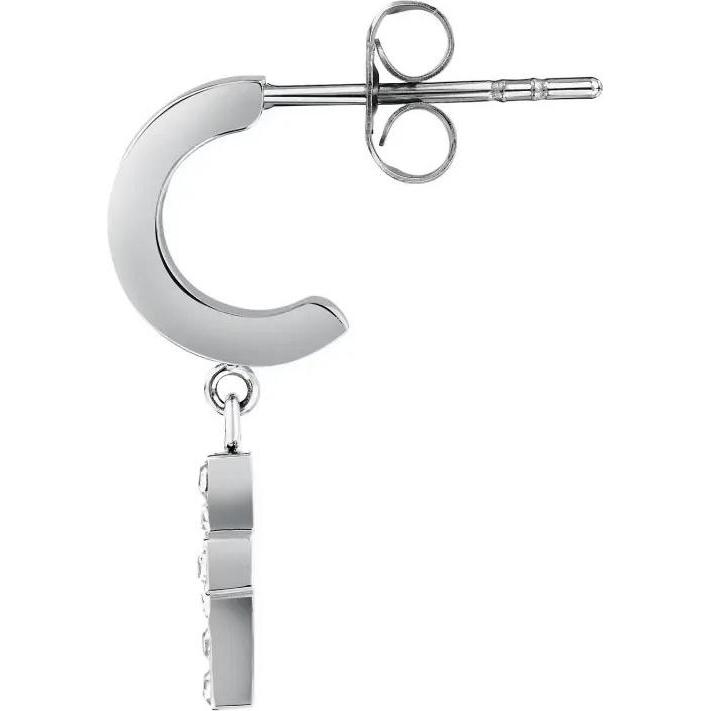 Thumbnail - La Petite Story, Ohrringe, - Single steel earring "+" LPS02AQM91, (Edelstahl)