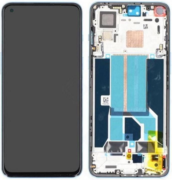 OnePlus LCD + Touch + Frame for DN2103 Nord 2 5G - blue haze