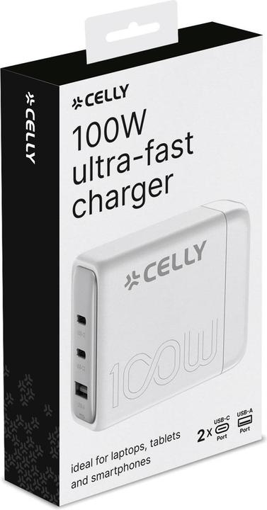 Produktbild Celly Power Station 100W (PRO POWER) (100 W, 3 Ports)