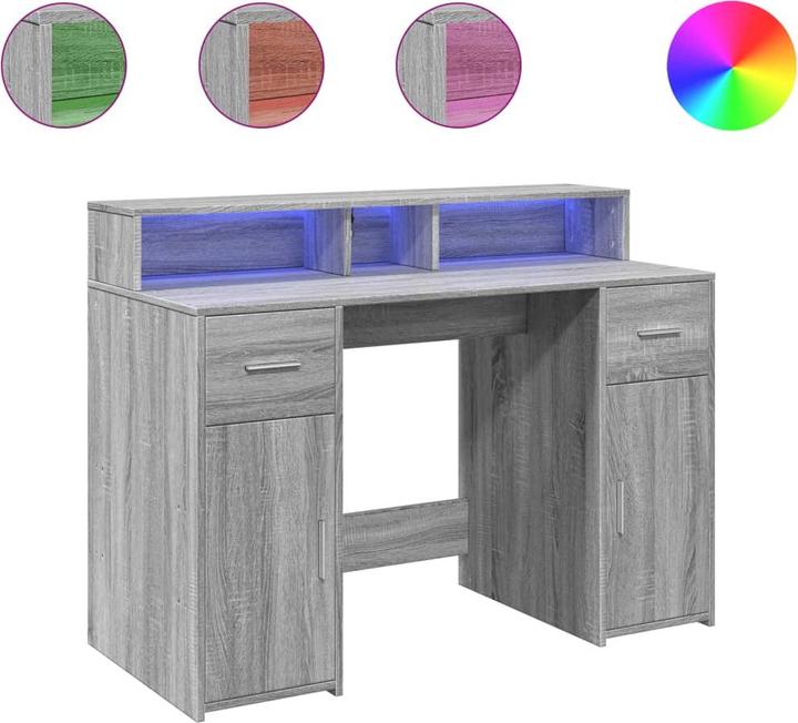 Immagine prodotto VidaXL Scrivania a LED (160 x 55 x 91 cm)