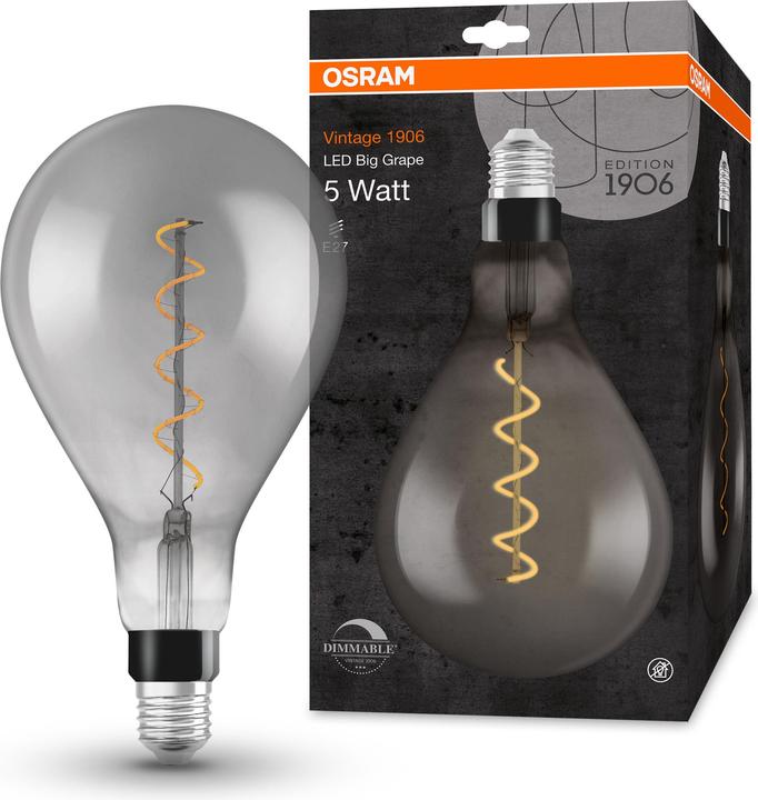 Actual product image Osram Vintage 1906 Led Big Special Shapes (E27, 5 W, 110 lm, 1 x, G)