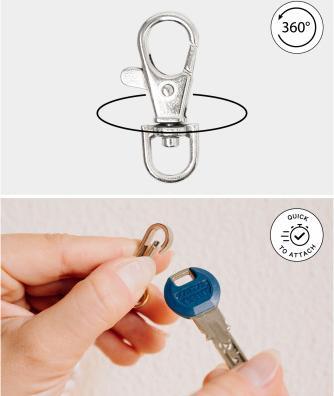 Actual product image I Am Creative Carabiner