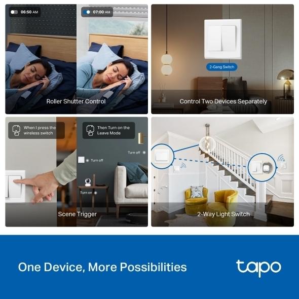 Actual product image TP-Link Tapo S112 Smart Switch Module (Switch actuator)