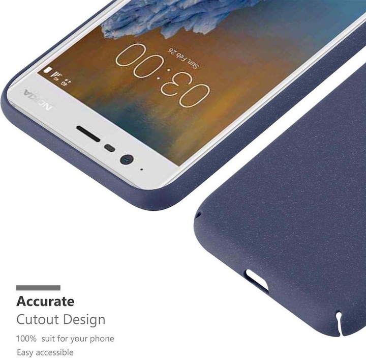 Actual product image Cadorabo Hard Cover Frosty Cover (Samsung Galaxy J3 2017 (US version))