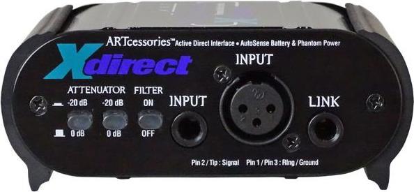 Actual product image ART Audio ART X-Direct active DI box with jack cable