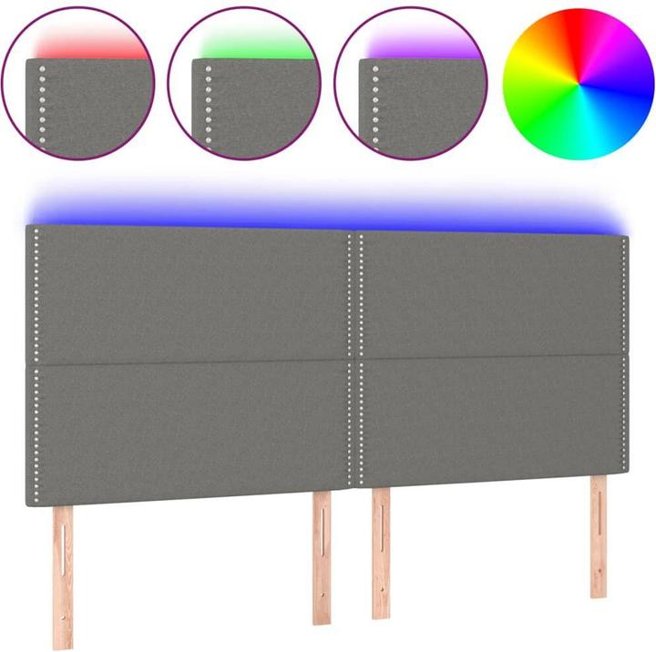 Actual product image vidaXL LED Kopfteil (180 x 5 x 128 cm)