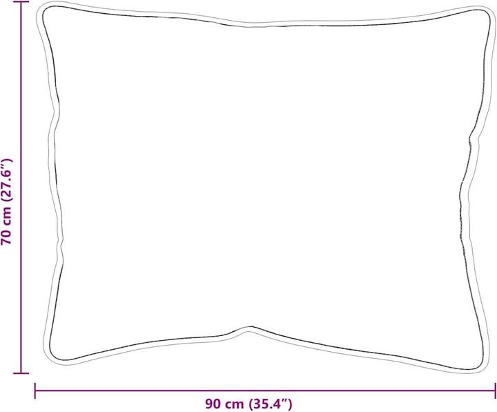 Produktbild vidaXL Kopfkissen (70 x 90 cm)