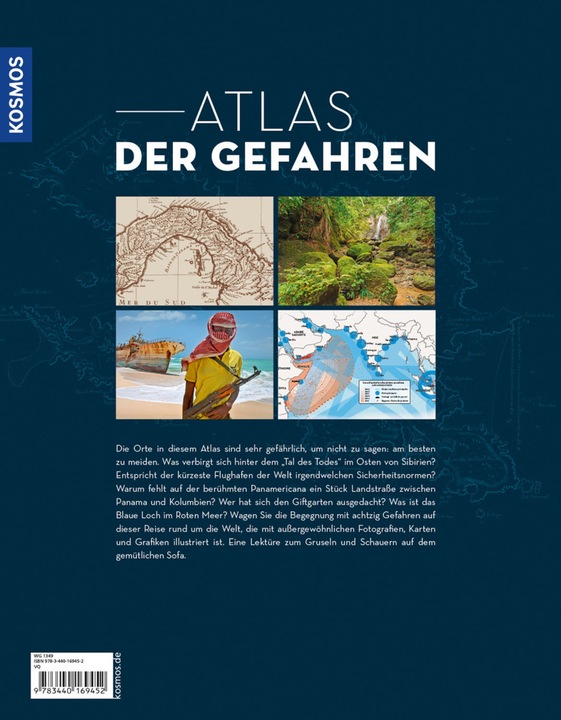Produktbild Atlas der Gefahren (Deutsch, Arnaud Goumand, Ophélie Chavaroche, 2023)