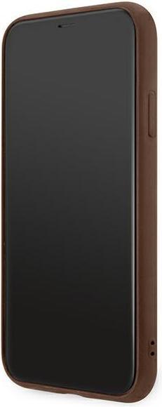 Produktbild Guess GUHCN61G4GFBR iPhone 11 6,1" brązowy/brown hard case 4G Metal Gold Logo (Apple iPhone 11)