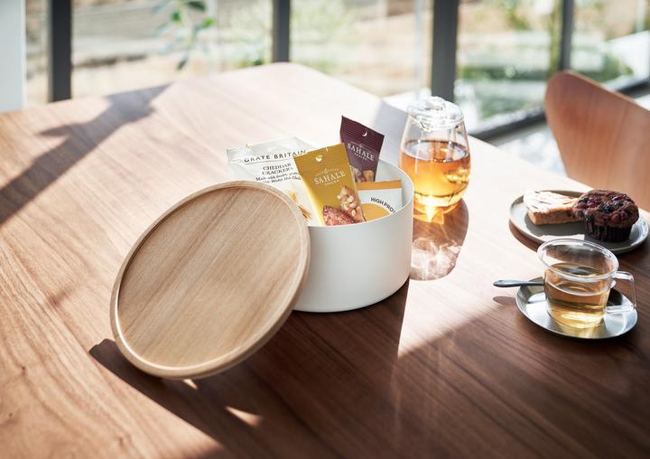 Image du produit Yamazaki Boîte de rangement profonde avec couvercle RIN (11 x 22 x 11 cm, 7.20 l)