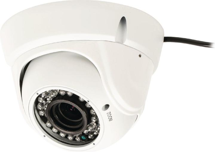 Produktbild König Chain KÃ¶nig SAS-CAM3210 Dome Surveillance Camera with Zoom Lens, White