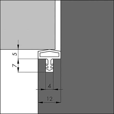 Actual product image Ellen Türanschlagdichtung