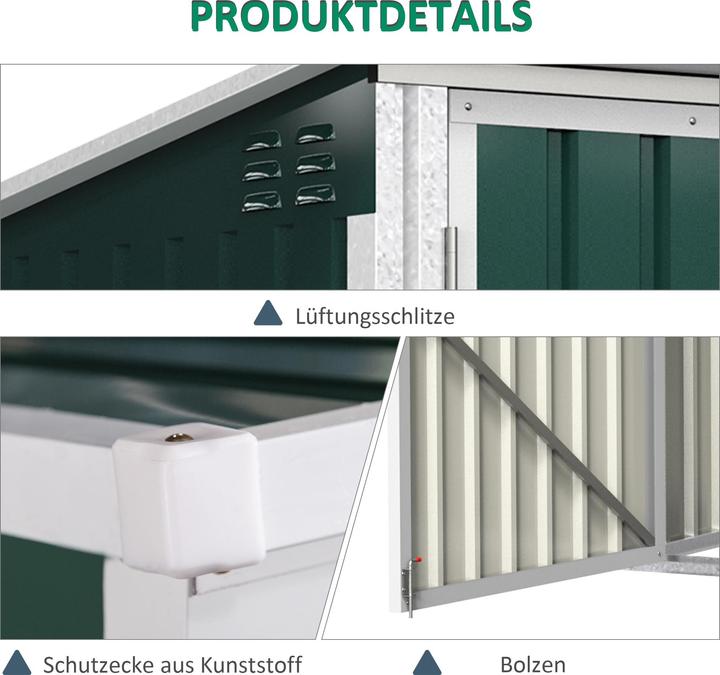 Immagine prodotto Outsunny Cassetta della spazzatura