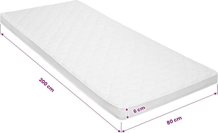 Produktbild vidaXL Matratzenauflage (80 x 200 cm)