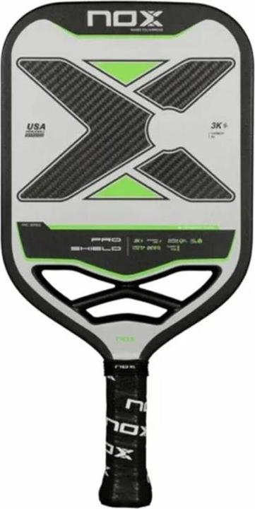 Produktbild Nox Pickleball-Schläger Pro Shield Schwarz Carbonfaser