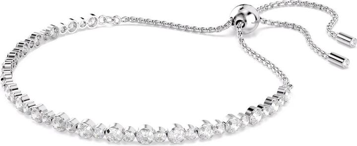 Immagine prodotto Swarovski Matrix Tennis Armband Gemischte Rundschliffe Weiss (24 cm, Metallo Swarovski)