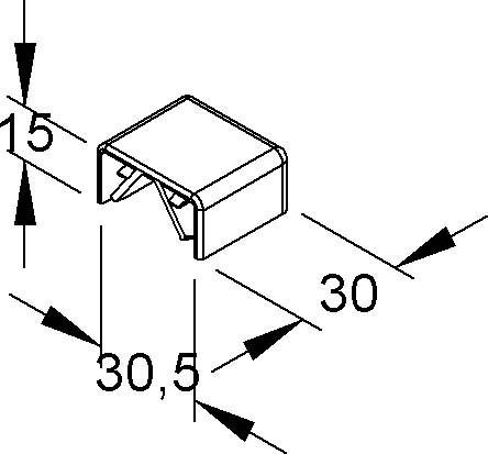Produktbild Niedax Schutzkappe (3 cm)