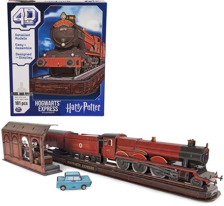 Actual product image Spin Master PUZZLE 4D Harry Potter Hogwarts Express (181 pieces)