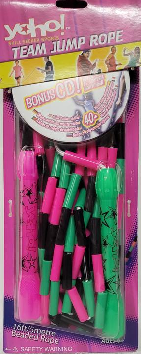 Actual product image YOHO Spring Rope 5m "Team Jump Rope" Plastic With CD