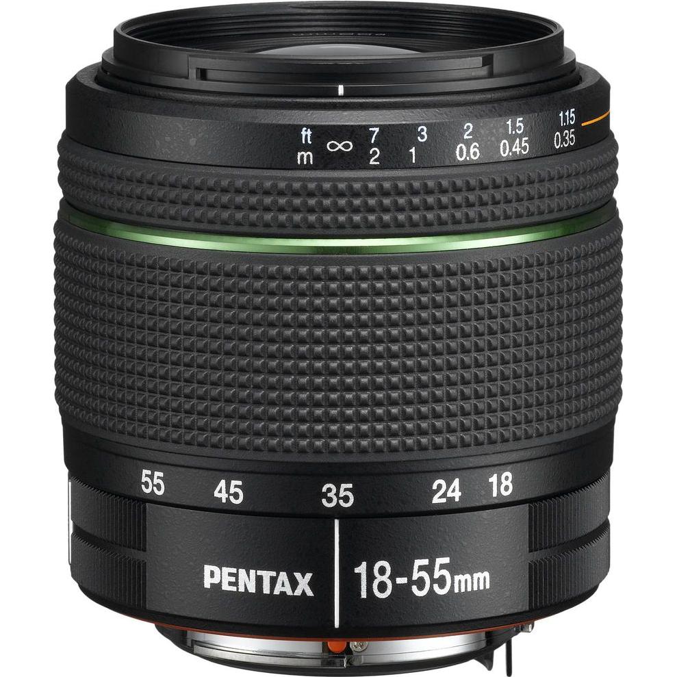 Pentax Objektiv SMC-DA 18-55mm, f/3.5-5.6, WR (Pentax K, APS-C / DX), Objektiv, Schwarz
