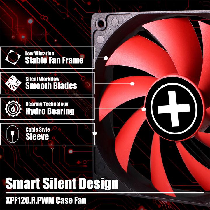 Produktbild Xilence Red Wing 120 PWM (120 mm, 1x)