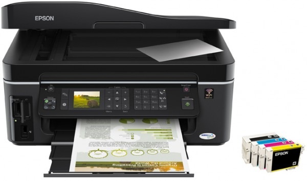 Actual product image Epson Stylus BX610FW, All-in-One, WLAN, Fax, ADF (Ink, Colour)