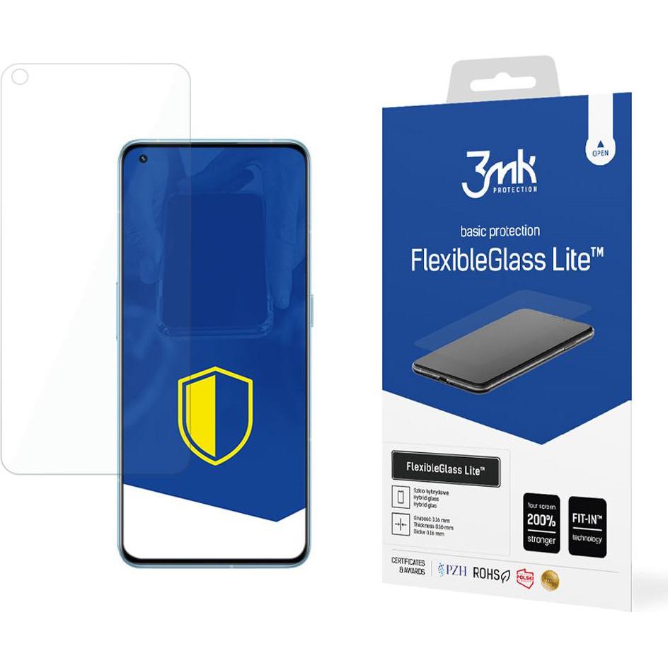 3MK hybrid glass Flexible 2.5D Lite for Realme GT 2 Pro (1 Stück, Realme GT 2 Pro), Smartphone Schutzfolie, Mehrfarbig