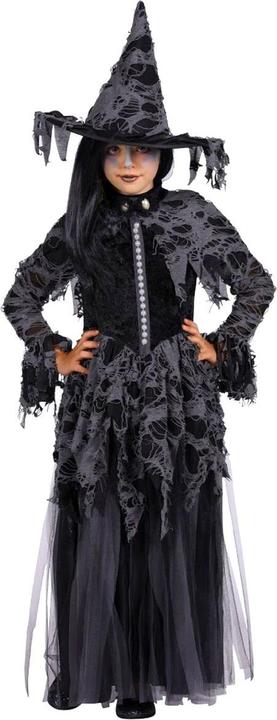 Produktbild Thetru Madchen Kleid Voodoo Hexe, Der Tod, schwarz (98, 104)