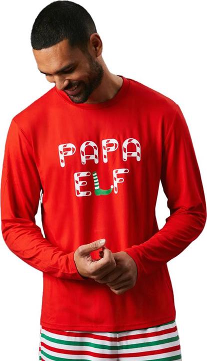Produktbild Universal Textiles Papa Elf Schlafanzug mit langer Hose Langärmlig (S)