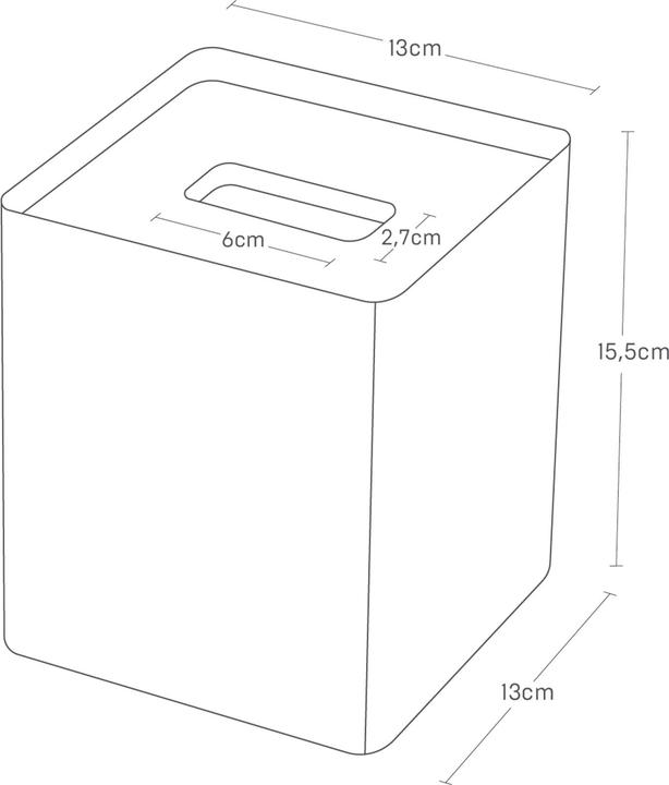 Actual product image Yamazaki Handkerchief box