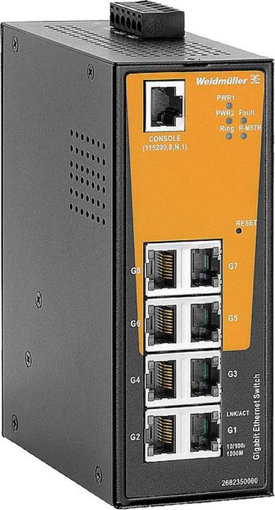 Actual product image Weidmüller IE-SW-AL08M-8GT (8 Ports)