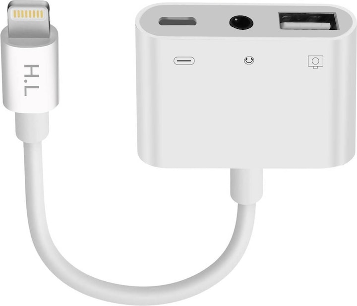 Avizar Adattatore USB / iPhone / jack da 3,5 mm (Lightning, Jack da 3.5mm)