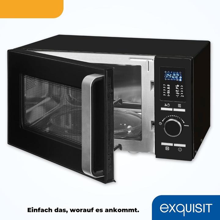 Produktbild Exquisit MW 8925-7 Hsw Arbeitsplatte Solo-Mikrowelle (20 l)