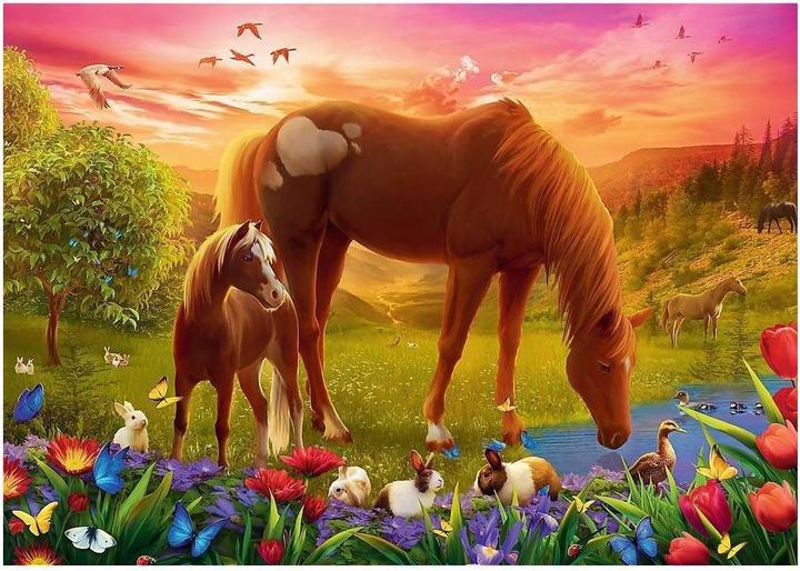 Immagine prodotto Trefl Puzzle 500 pezzi Cavalli nel prato (500 pezzi)