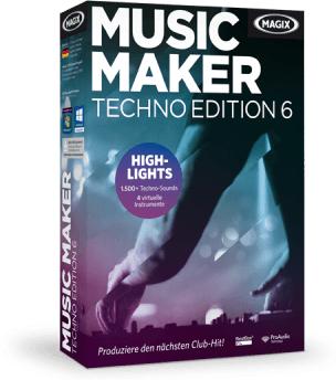 Actual product image Magix Music Maker Techno Ed 6 (1 User, unlimited)