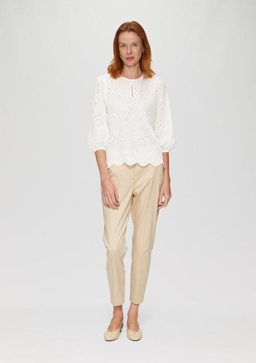 Immagine prodotto s.Oliver Bluse Semitransparente Bluse aus Broderie Anglaise (46)