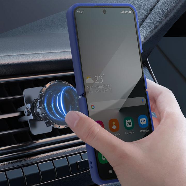 Actual product image Avizar Ring case for Galaxy Z Flip 6 Integrated support (Samsung Galaxy Z Flip6)