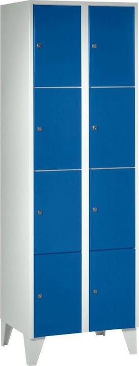 Basalt grey RAL 7012, Gentian blue RAL 5010, Light grey, Light grey RAL 7035