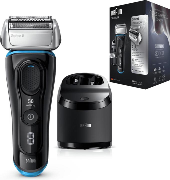 Actual product image Braun 8385CC Electric shaver, black