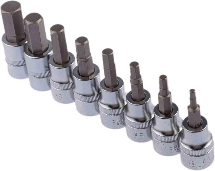 Produktbild RS PRO Sechskant Bits 8-teilig (3/8")