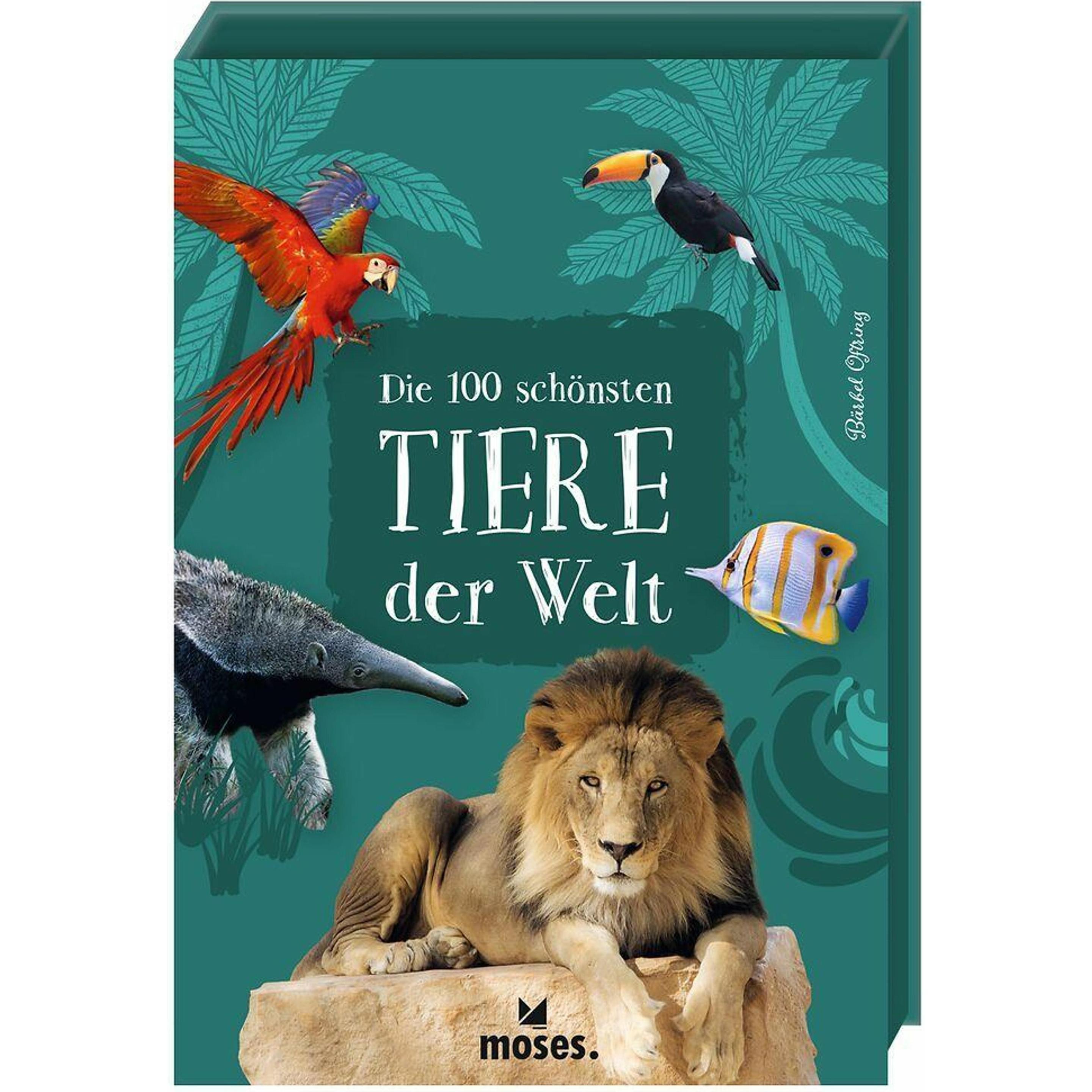 Die 100 schönsten Tiere der Welt, Libro per bambini di Bärbel Oftring