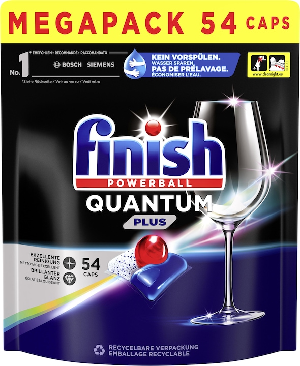 Image du produit Finish Quantum Plus (Tabs, 54 x)