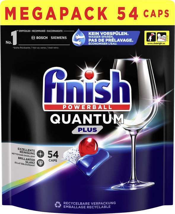 Finish Quantum Plus (Tabs, 54 x)