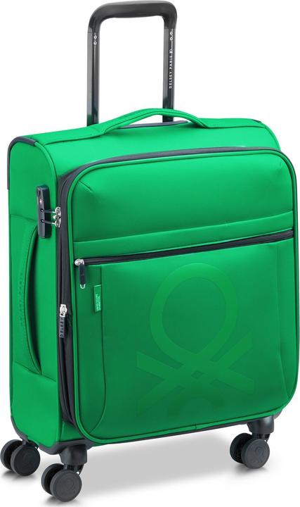 Actual product image Delsey ParisxUnited Colors of Benetton Colour Block 4-wheel cabin trolley S 55 cm with stretch fold (43 l)