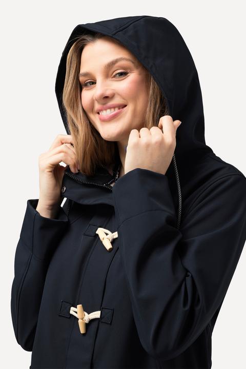 Produktbild Ulla Popken HYPRAR Softshelljacke, wasserabweisend, Knebelknöpfe (54)