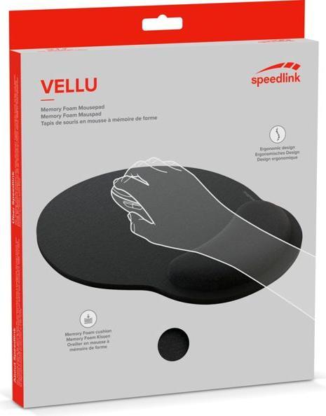 Image du produit Speedlink VELLU Memory Foam Mousepad, black