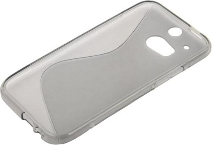 Produktbild König Design Handyhülle S Line TPU Tasche für HTC One M8 / M8s Grau (HTC One M8)